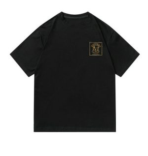 【多色可選】MOSCHINO 莫斯奇諾 字母小圖案金牛印花圓T恤 男女同款